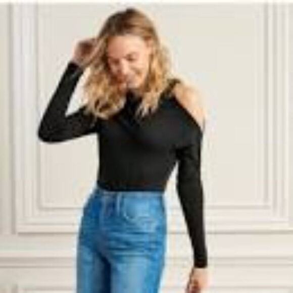 STELLA & DOT NEW BUCKLE UP COLD SHOULDER BLOUSE SIZE XXL - Picture 1 of 12